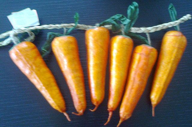 Decorative fruit and vegetables