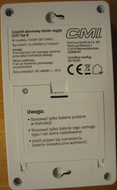 Carbon monoxide detector
