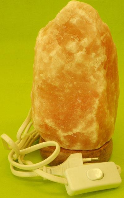 Salt crystal lamp