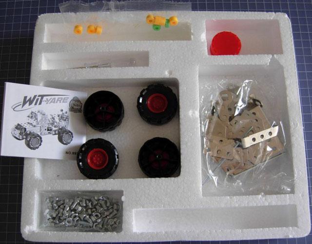 Metal construction kit
