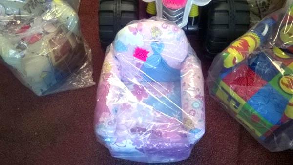 Child's upholstered armchair
