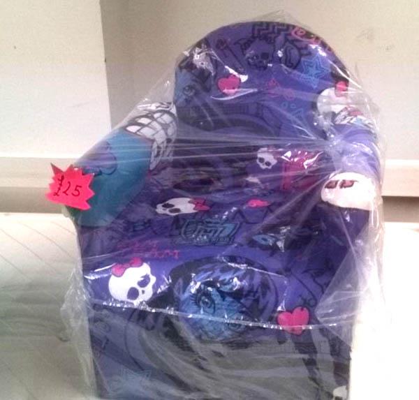 Child's upholstered armchair