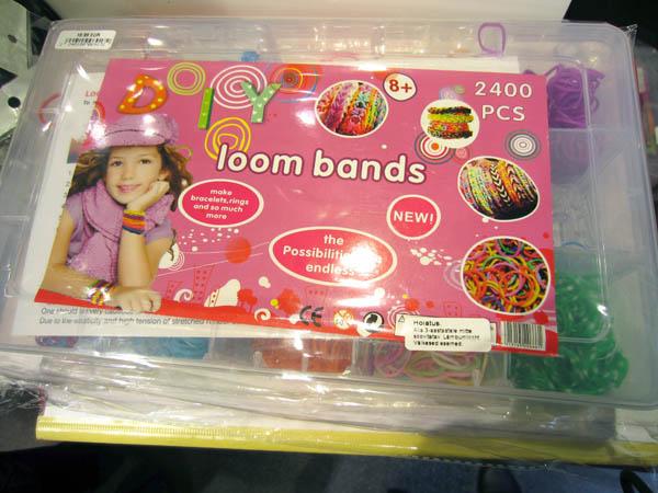 Loom bands with charms