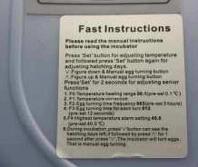 Egg incubator