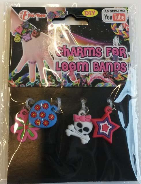 Charms for loom bands