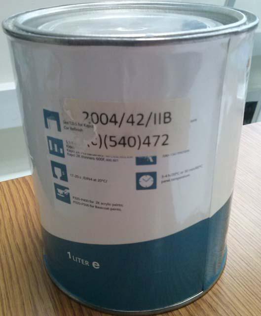 Vehicle refinishing product