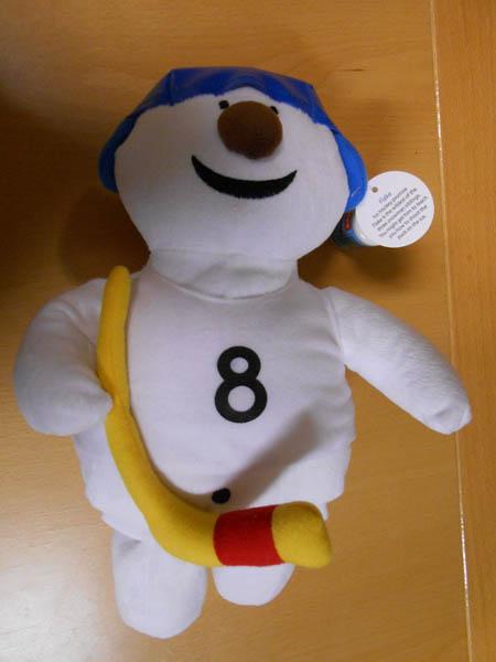 Snowman soft toy