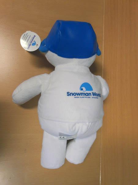 Snowman soft toy