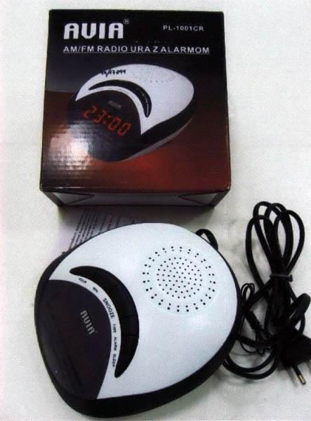 Clock radio with alarm