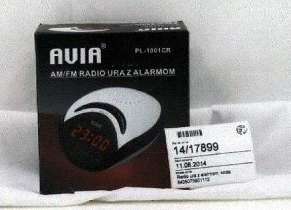 Clock radio with alarm