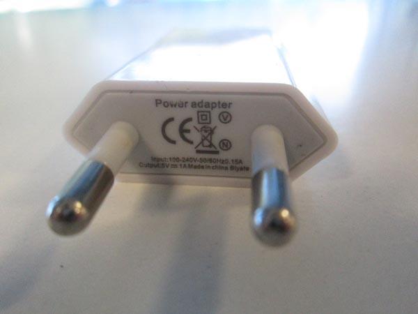 Mobile phone with charger