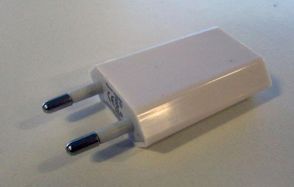 Mobile phone with charger