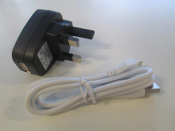 Mobile phone with charger