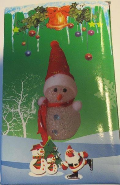 Snowman with light