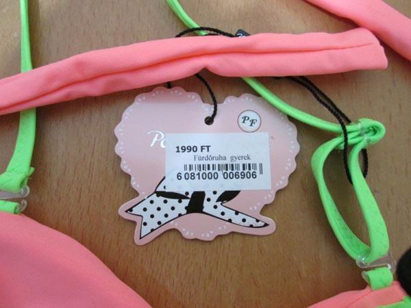 Girls' bikinis