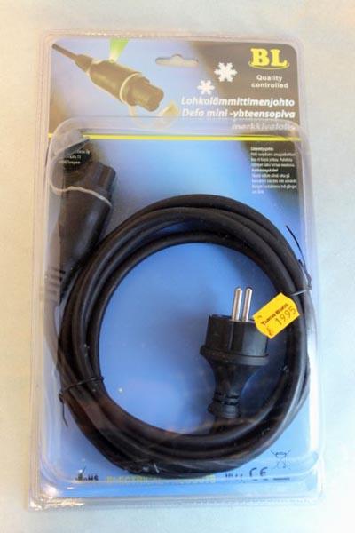 Car heating supply cable