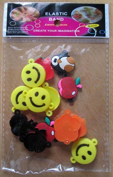 Plastic charms