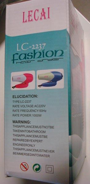 Hairdryer