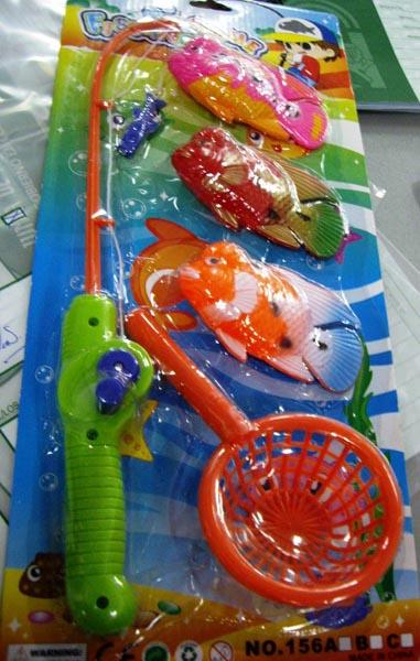 Magnetic fishing toy