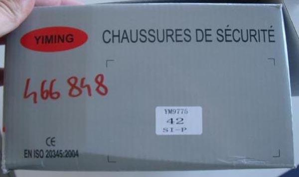 Safety shoes