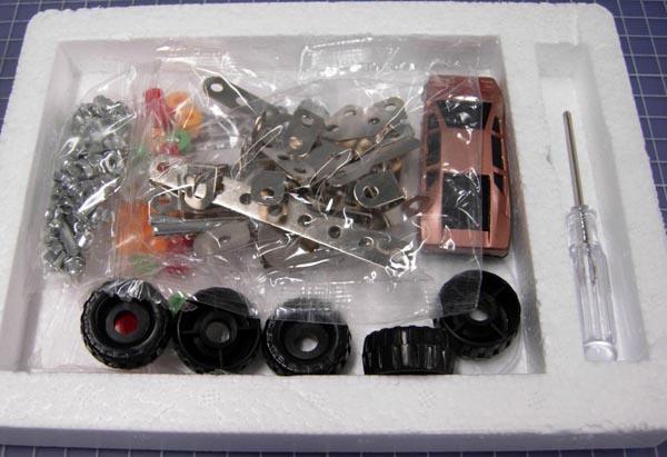 Metal construction kit