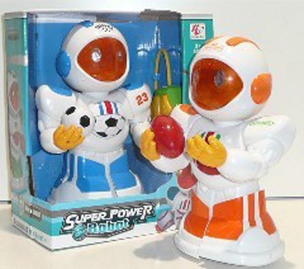 Remote-controlled toy robot
