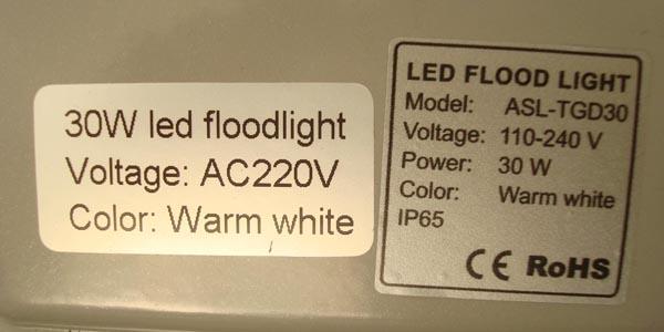 LED floodlight