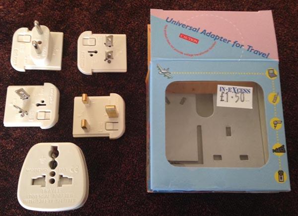 Travel plug adaptor