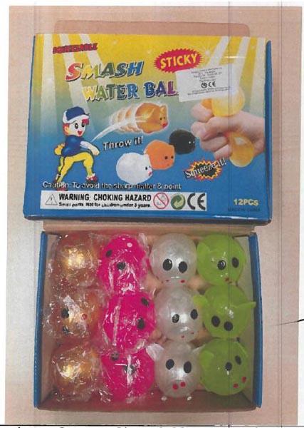 Sticky toy balls