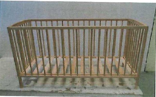 Wooden cot