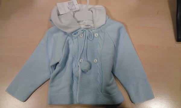 Babies' knitted jacket