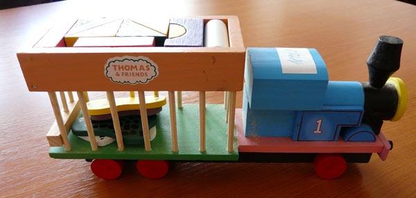 Wooden locomotive