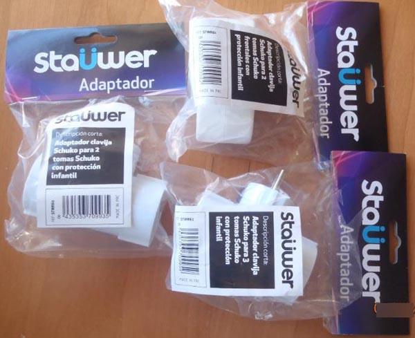3-way plug adaptor
