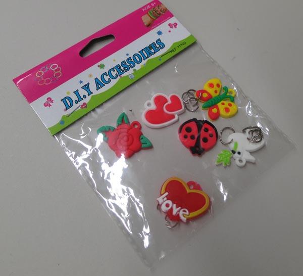 Loom-band charms