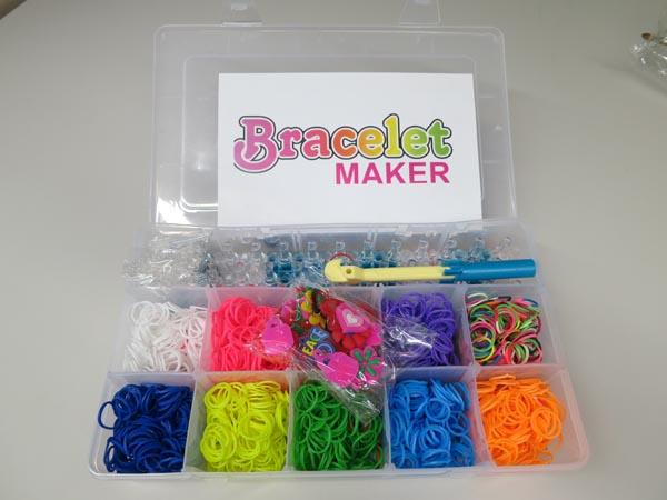 Loom bands with charms
