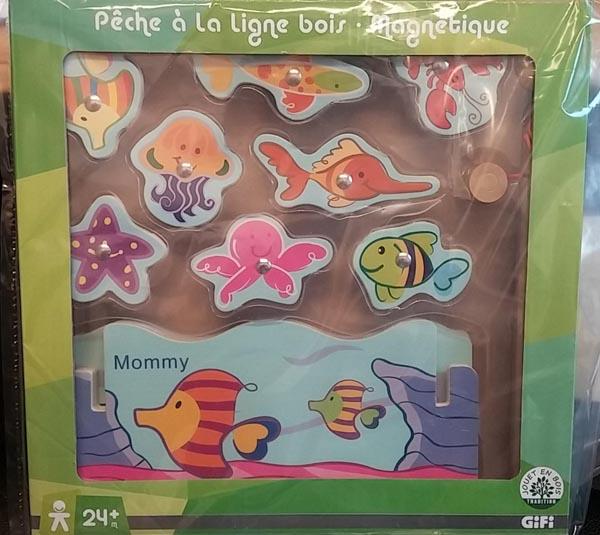 Magnetic fishing game