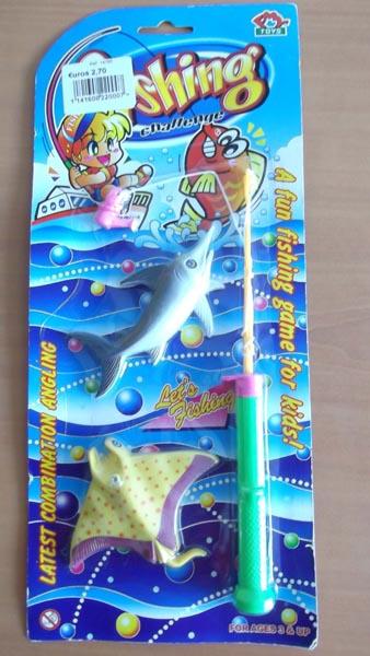 Magnetic fishing toy