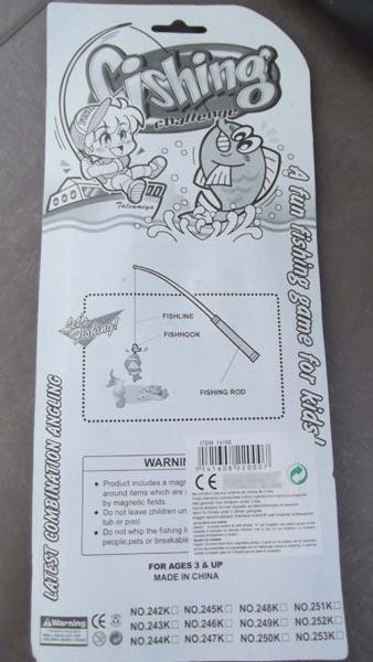 Magnetic fishing toy