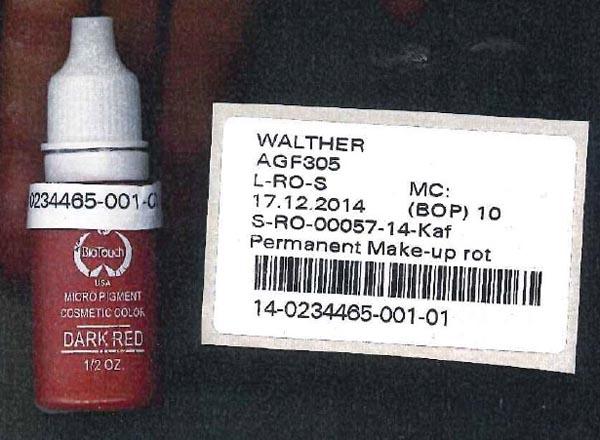 Tattoo ink for permanent make-up