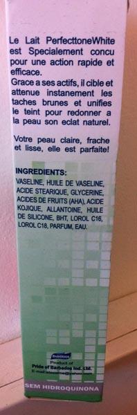 Skin lightening product