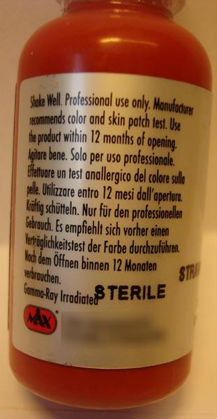 Tattoo ink/permanent make-up