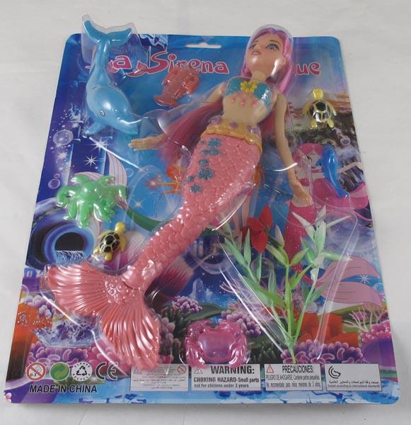 Plastic doll set
