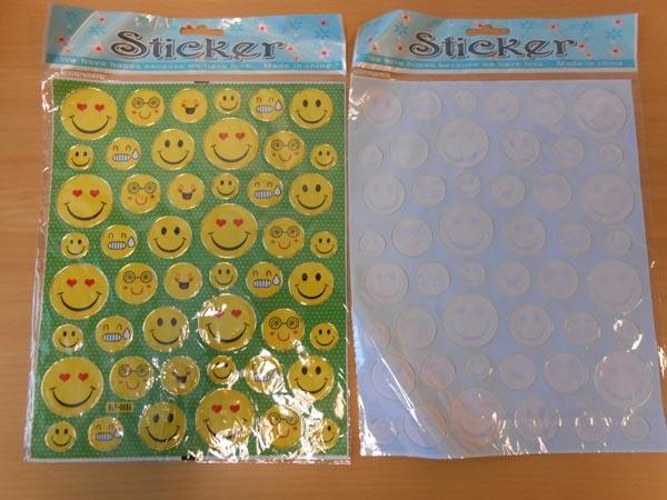 Plastic stickers