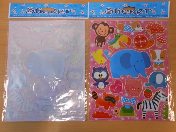 Plastic stickers