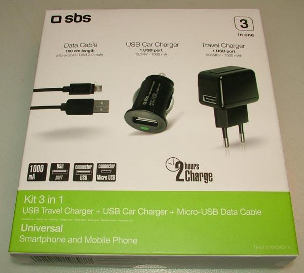 Travel charger kit