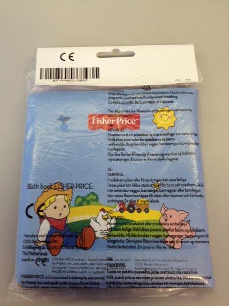 Plastic bath book