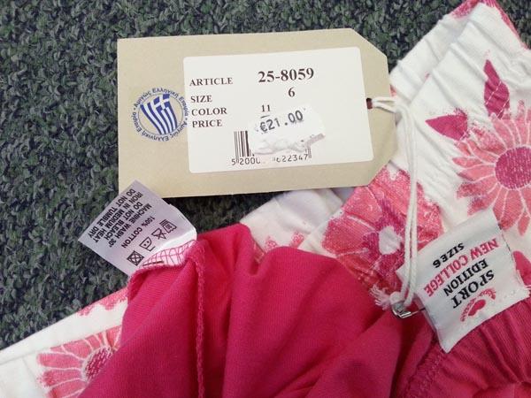 Girls' clothing set