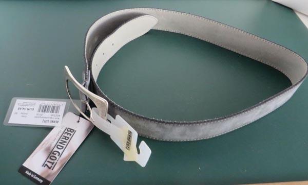 Leather belt