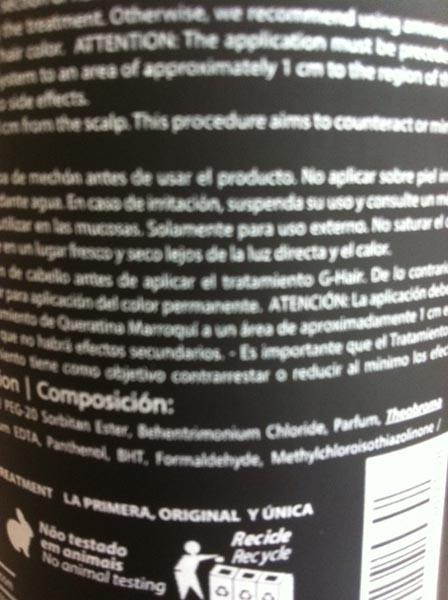 Hair treatment product