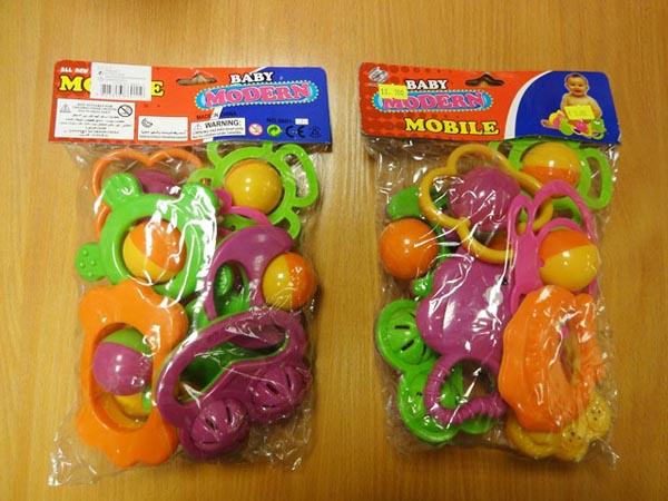 Babies' rattles